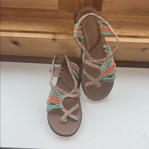 Braided Multicolor Sandals